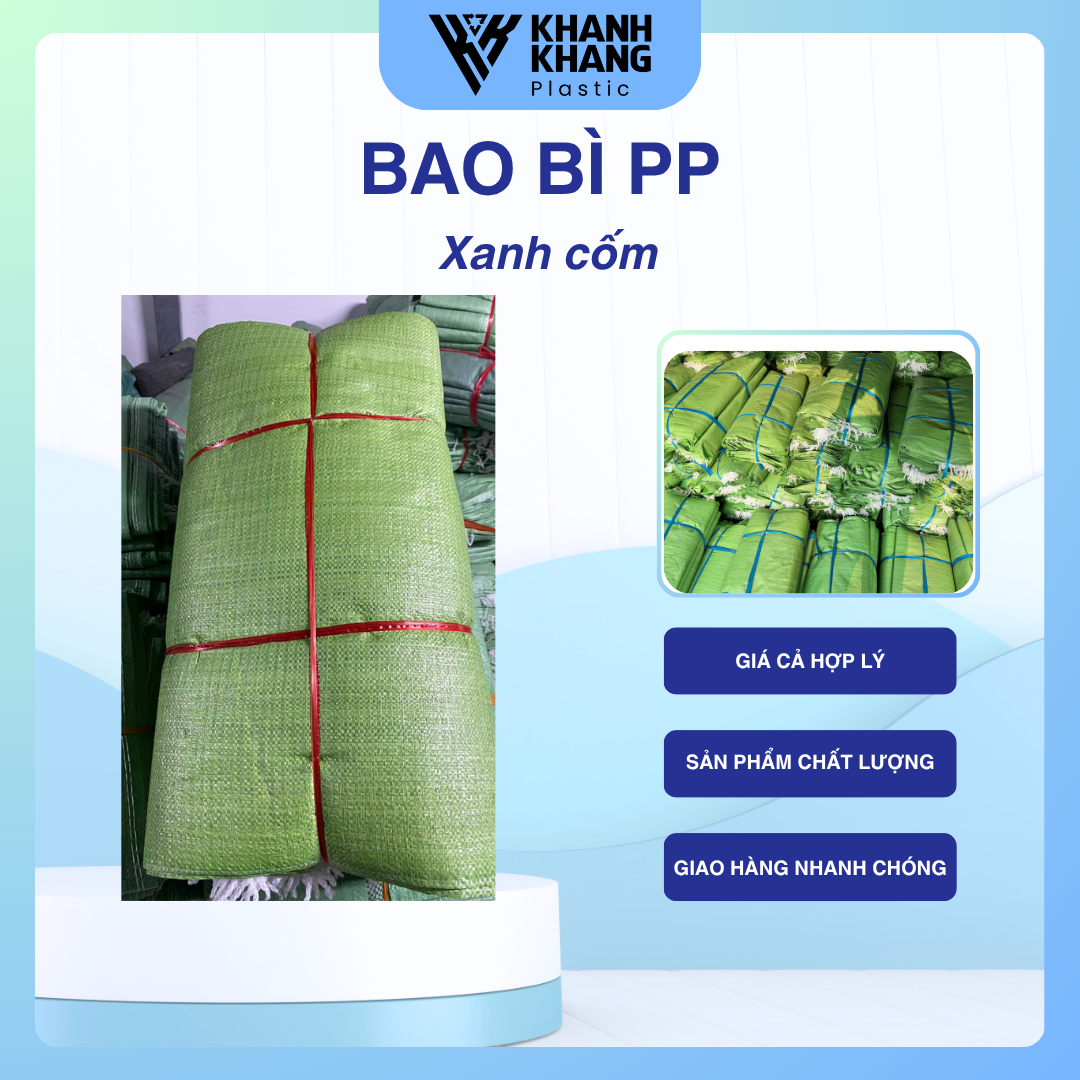 Bao tải xanh cốm